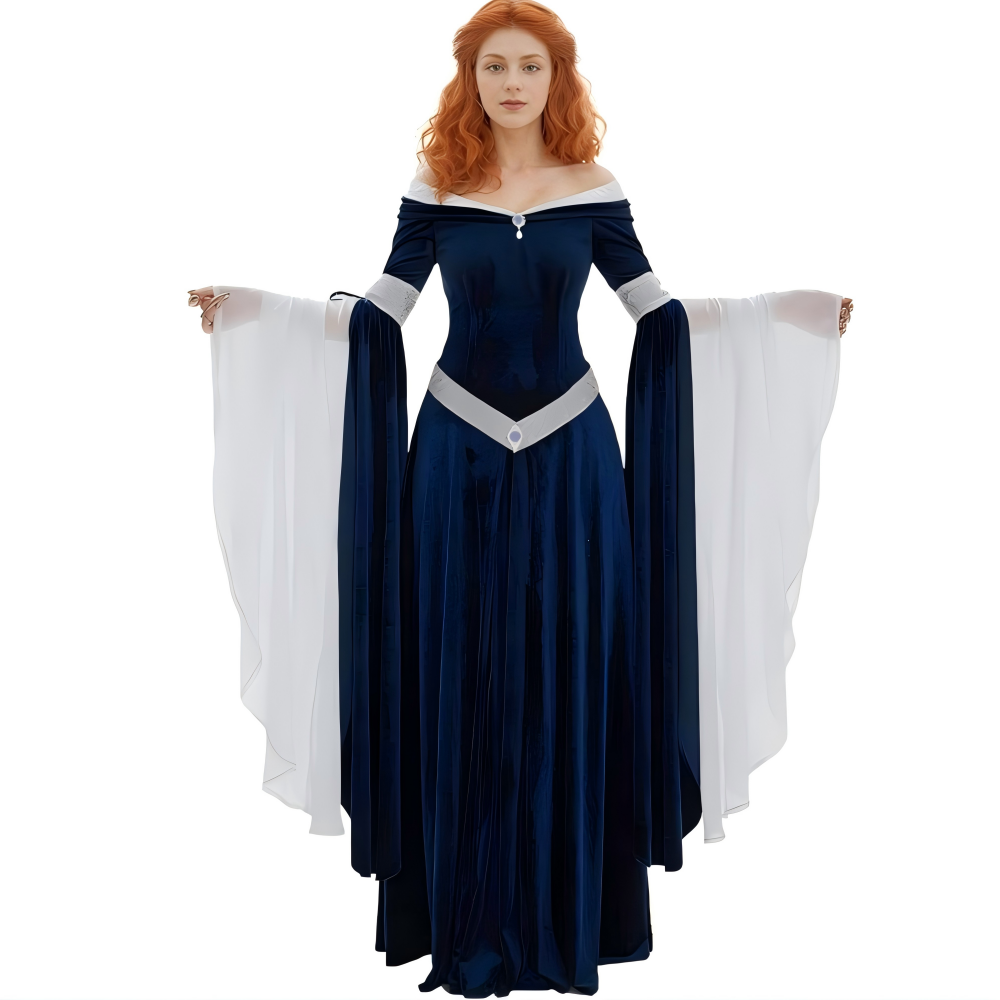Women'S Green Formal Wear - DAIZBELLA kadın Ortaçağ Rönesans Kostüm Elf