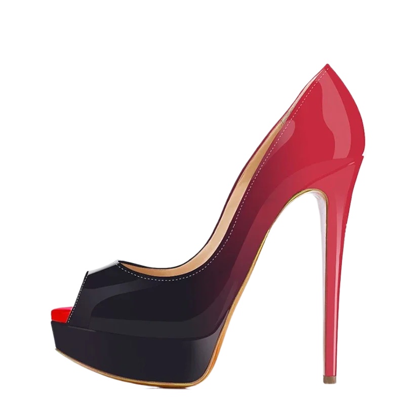 Women'S Formal Wear To A Wedding - Kadın Stilettos Seksi Pompalar 14 cm