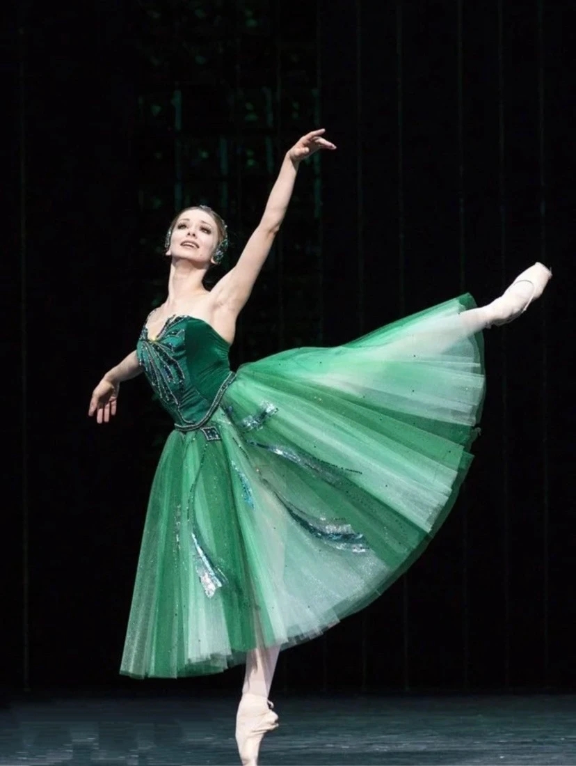 Women'S Green Formal Wear - Çocuk Bale Etek Kuğu Gölü Performans