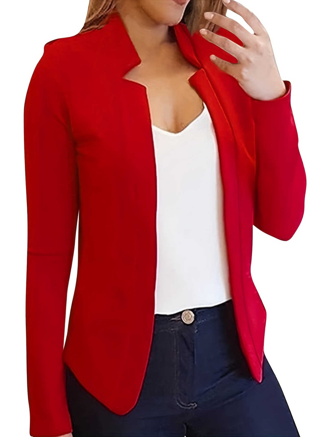 Women'S Formal Wear Cardigan - Yeni Sınır Ötesi Kadın Giyim, Saf