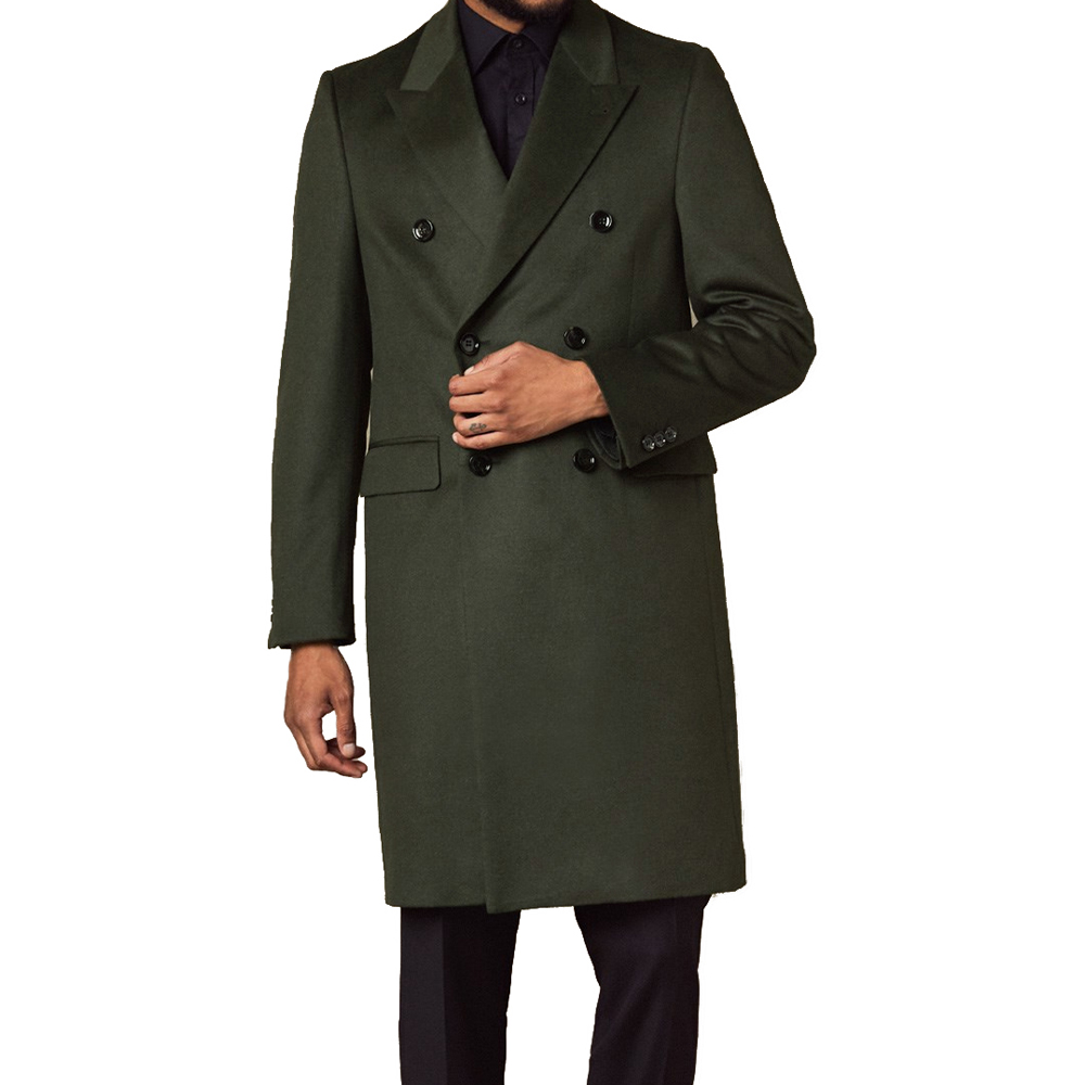 Tailored Coat Wool - Lüks % 100% Yün Uzun Ceket