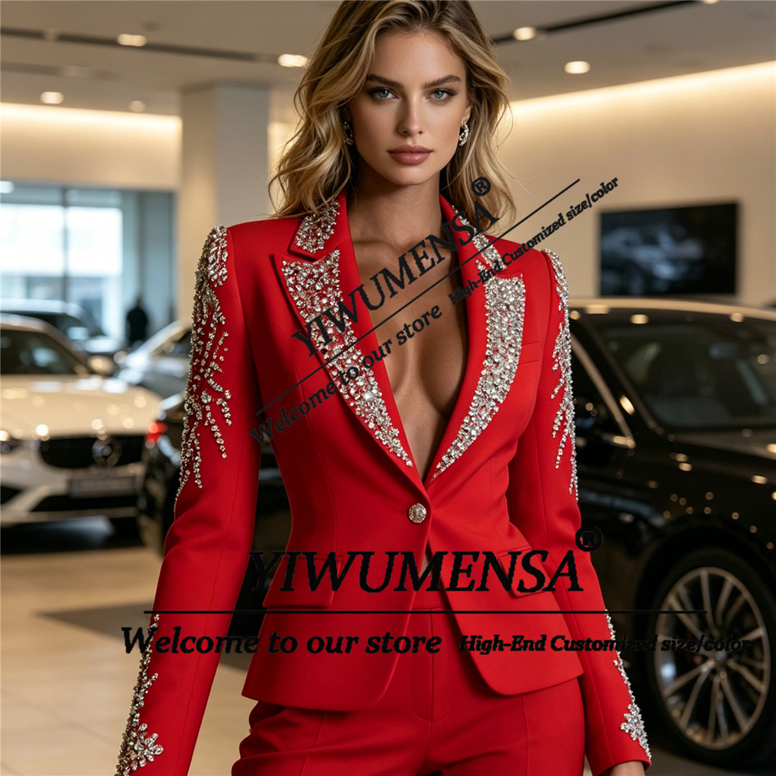 Lüks Kadın Takım Elbise 2 Parç - Women Formal Wear For Party incelemesi ve fiyatı