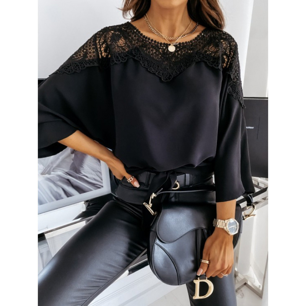 Klasik Uzun Kollu Dantel Bluz  - Women Formal Wear White Shirt incelemesi ve fiyatı