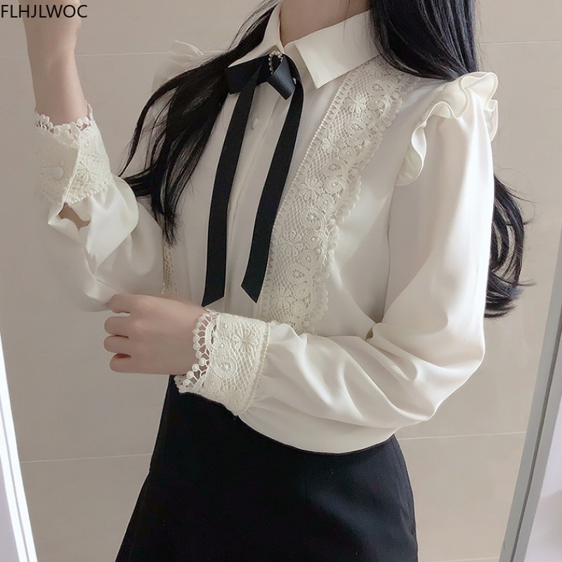 Ruffled Sonbahar Bahar Temel O - Women Formal Wear White Shirt incelemesi ve fiyatı