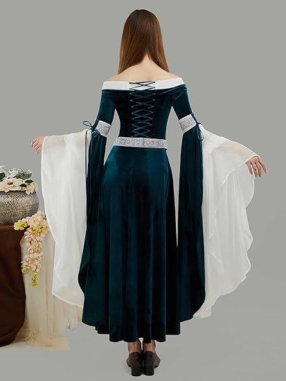DAIZBELLA kadın Ortaçağ Rönesa - Women'S Green Formal Wear incelemesi ve fiyatı