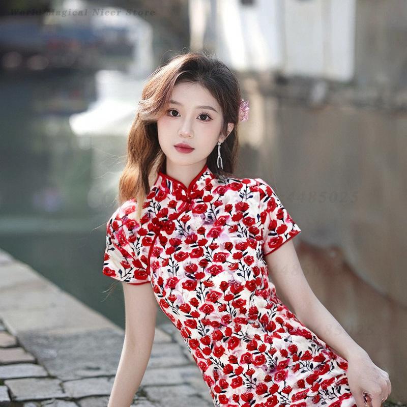 Yeni Yaz Kırmızı Kısa Modifiye - Young Women'S Formal Wear incelemesi ve fiyatı