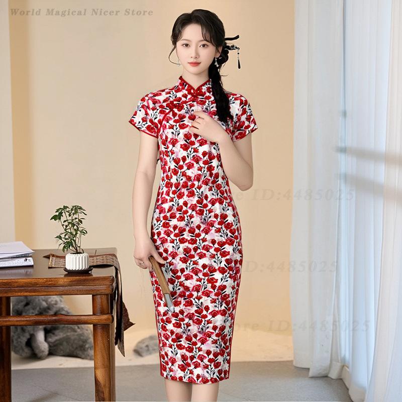 Yeni Yaz Kırmızı Kısa Modifiye - Young Women'S Formal Wear incelemesi ve fiyatı
