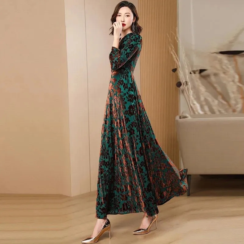 İlkbahar Sonbahar Yeni Altın K - Women'S Green Formal Wear incelemesi ve fiyatı