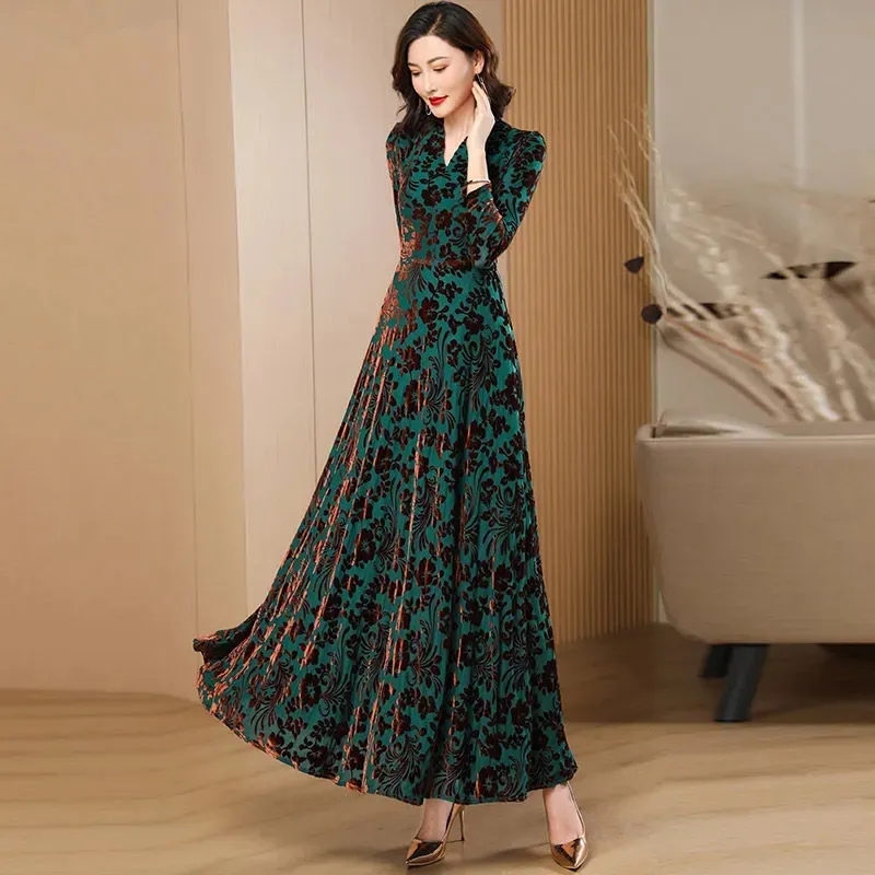 İlkbahar Sonbahar Yeni Altın K - Women'S Green Formal Wear incelemesi ve fiyatı