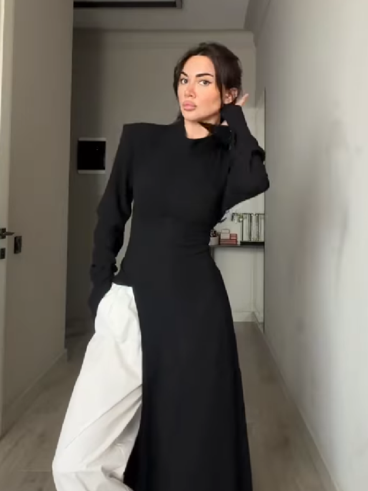 Kadınlar İçin Zarif Yüksek Yak - Formal Wear Women Us incelemesi ve fiyatı