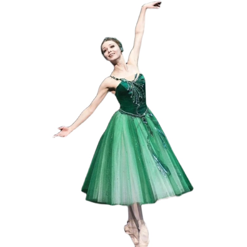 Çocuk Bale Etek Kuğu Gölü Perf - Women'S Green Formal Wear incelemesi ve fiyatı