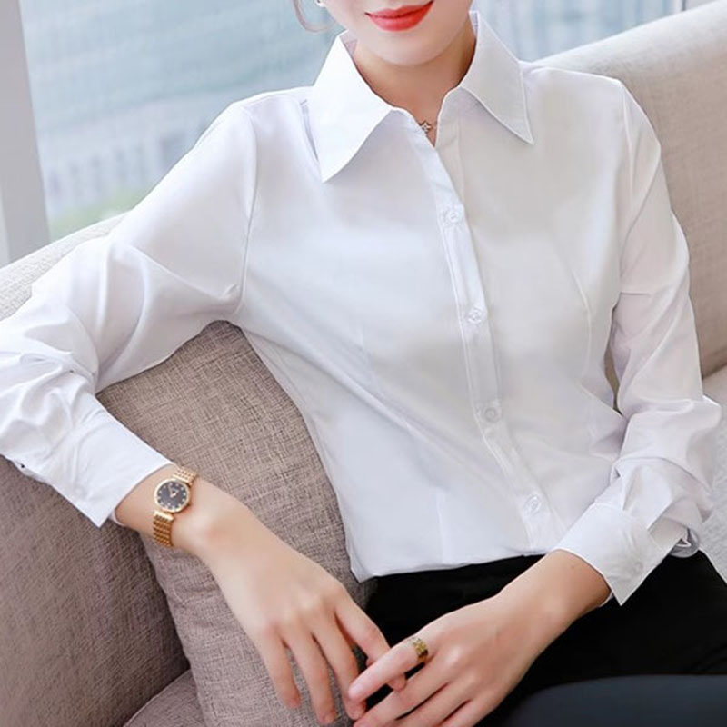 Beyaz Dar Kesim Resmi Ofis Bay - Women Formal Wear White Shirt incelemesi ve fiyatı
